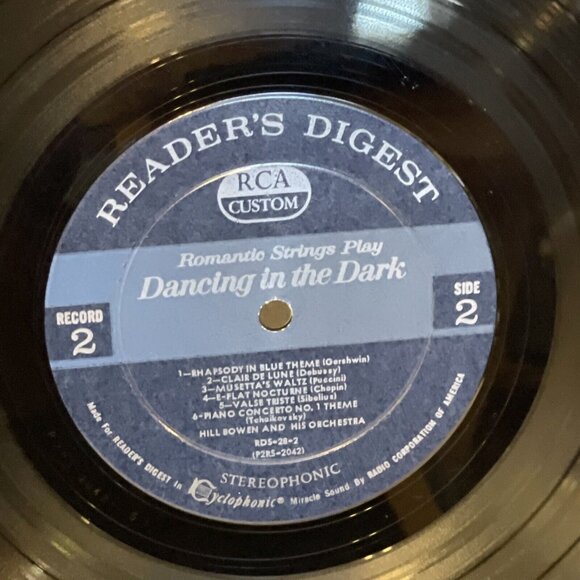 Romantic Strings Play Dancing In The Dark (Vinyl, 1963, 2x LP) Reader's Digest - Picture 12 of 12